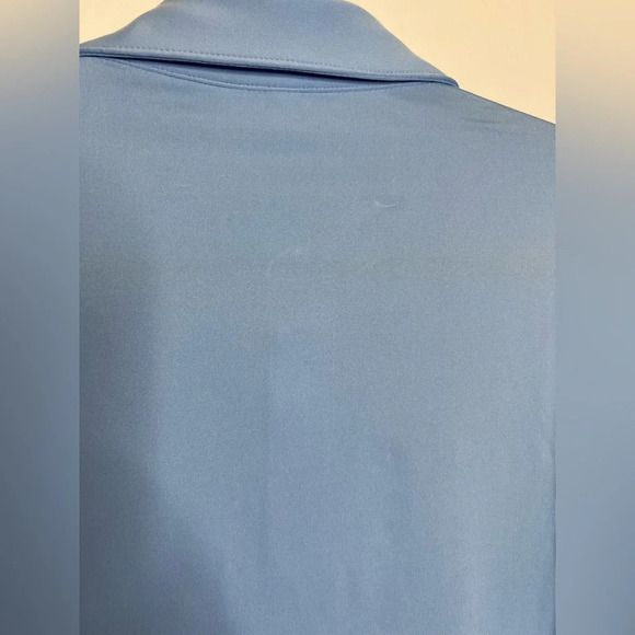 Peter Millar - Blue Polo Golf Shirt - Timber Tech Cup - size large NWT - Picture 13 of 15